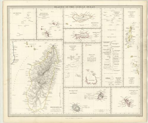 Islands in the Indian Ocean. [cartographic material] / J. & C. Walker, sculpt