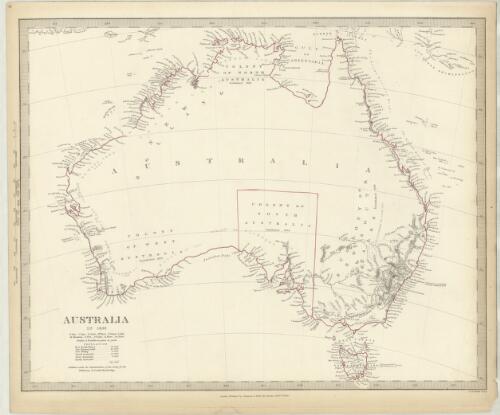 Australia in 1839 [cartographic material] / J. & C. Walker sculpt