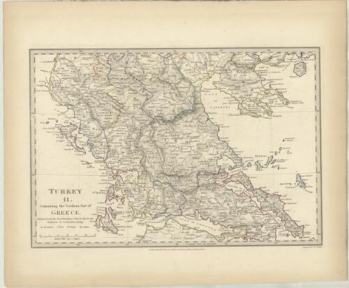 Turkey II, containing the Northern Part of Greece [cartographic material] / J. & C. Walker, sculpt
