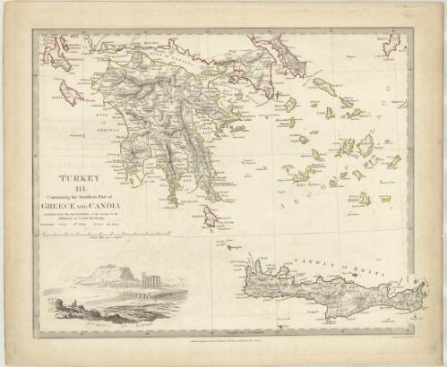Turkey III Containing the Southern Part of Greece and Candia [cartographic material] / J. & C. Walker, sculpt