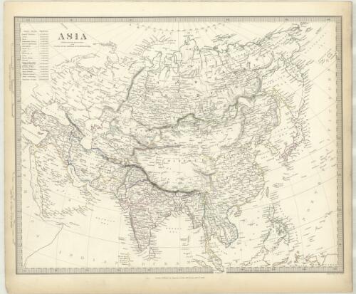 Asia [cartographic material] / J. & C. Walker, sculpt