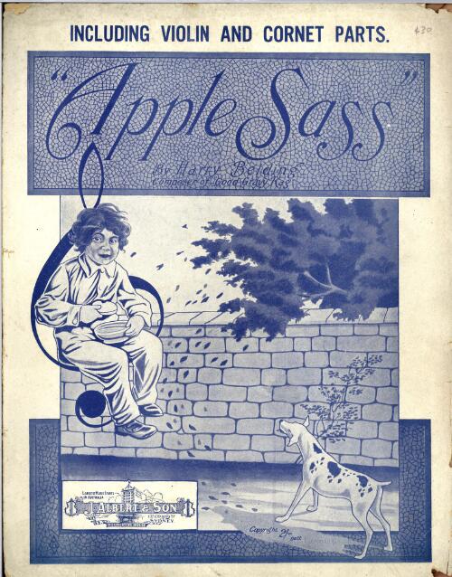 Apple sass rag [music] / by Harry Belding