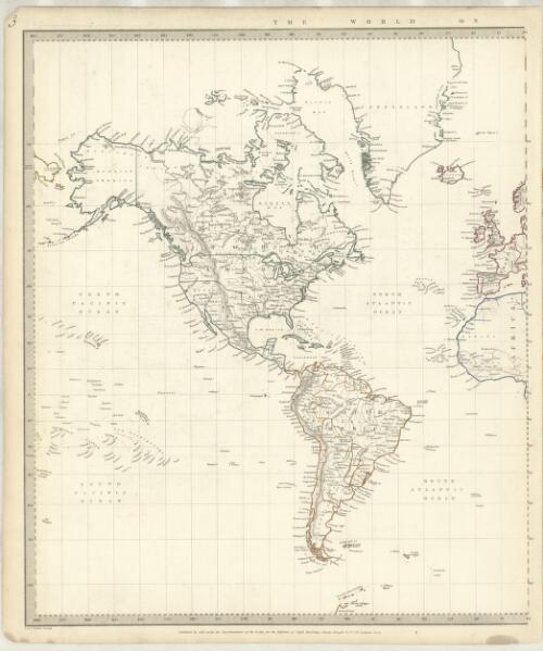 The world on Mercator's projection [cartographic material] / J. & C. Walker, sculpt