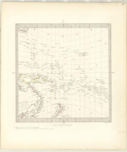 [World on Gnomic Projection, III., Polynesia] [cartographic material] / J. & C. Walker, sculpt