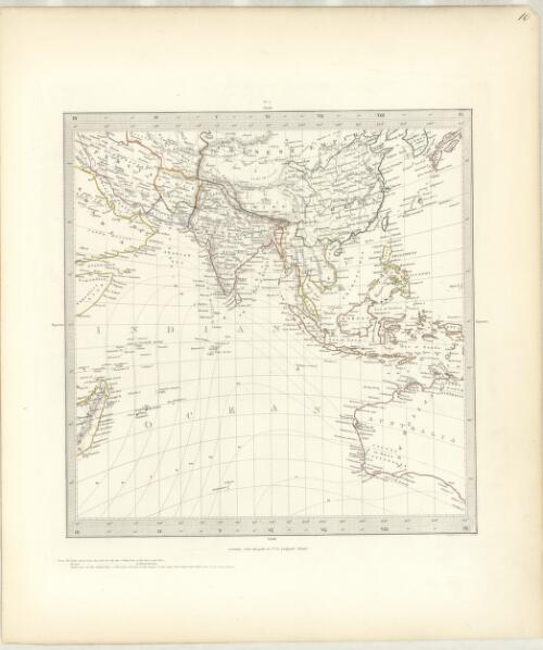 [World on Gnomic Projection, IV., Asia] [cartographic material] / J. & C. Walker, sculpt