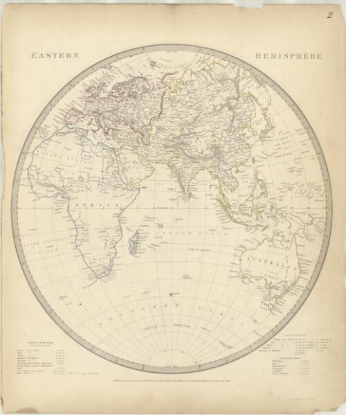 Eastern Hemisphere [cartographic material] / engraved by J. & C. Walker