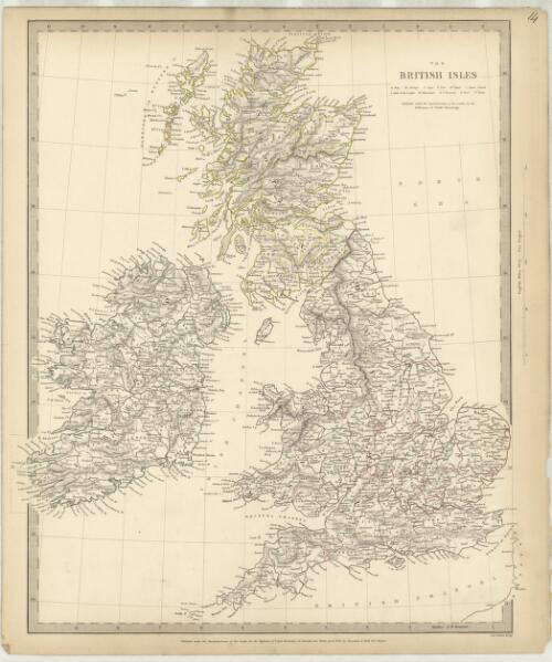 British Isles [cartographic material] / J. & C. Walker, sculpt