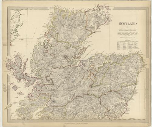 Scotland II [cartographic material] / J. & C. Walker, sculpt