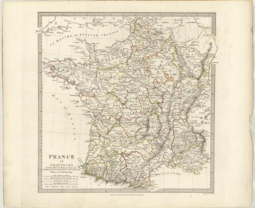 France in Provinces [cartographic material] / J. & C. Walker, sculpt