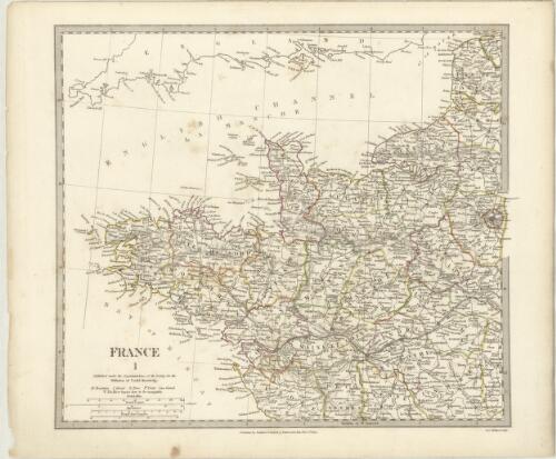 France I [cartographic material] / J. & C. Walker, sculpt