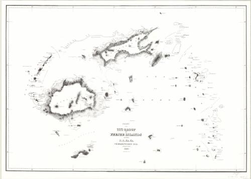 Chart of the Viti Group or Feejee Islands [cartographic material] / by the U.S. Ex. Ex. Charles Wilkes Esq., Commander ; eng. by Sherman & Smith, N.Y