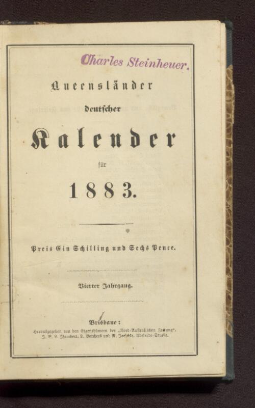 Queenslander deutscher Kalender