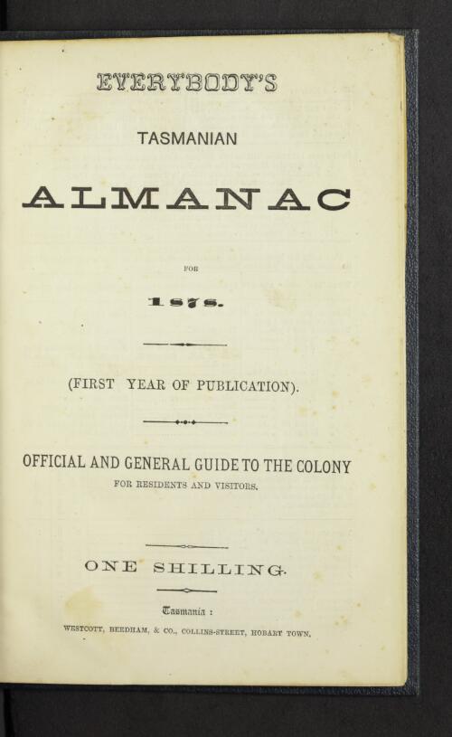 Everybody's Tasmanian almanac