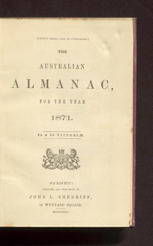 The Australian almanac