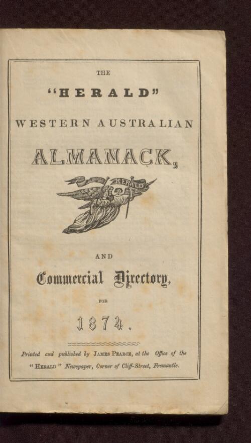 The Herald Western Australian almanack and commercial directory