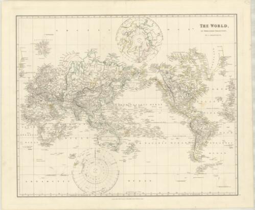 The World, on Mercators projection [cartographic material] / by J. Arrowsmith