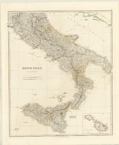 South Italy [cartographic material] / by J. Arrowsmith