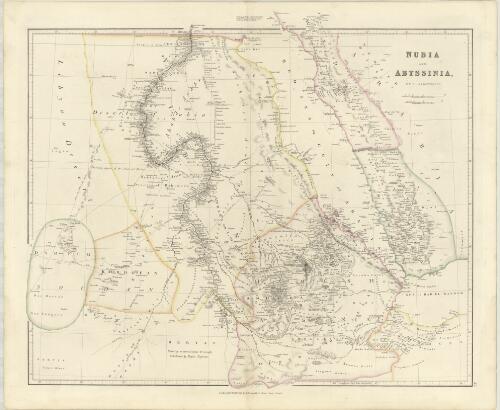 Nubia and Abyssinia [cartographic material] / by J. Arrowsmith