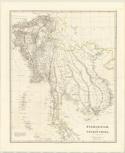 Burmah, Siam, and Cochin China [cartographic material] / by J. Arrowsmith