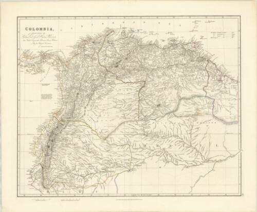 Colombia [cartographic material] / Dedicated to Colonel Belford Hinton Wilson, late Aid de Camp to the Liberator Simon Bolivar, by his obliged servant J. Arrowsmith