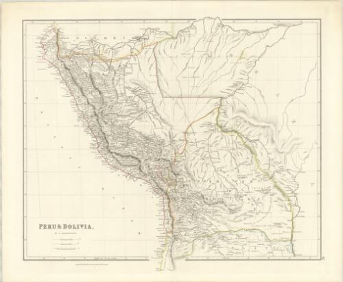 Peru & Bolivia [cartographic material] / by J. Arrowsmith