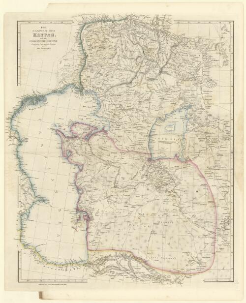 The Caspian Sea, Khivah, and the surrounding country [cartographic material] / compiled from the best sources by John Arrowsmith