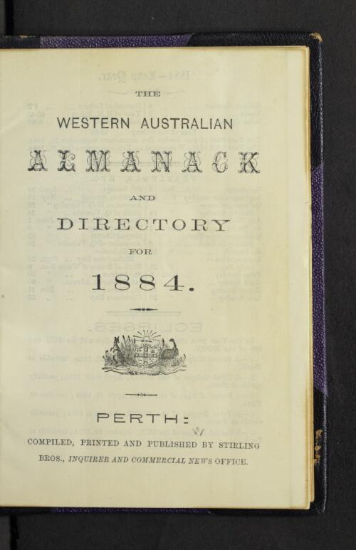 Western Australian almanack and directory