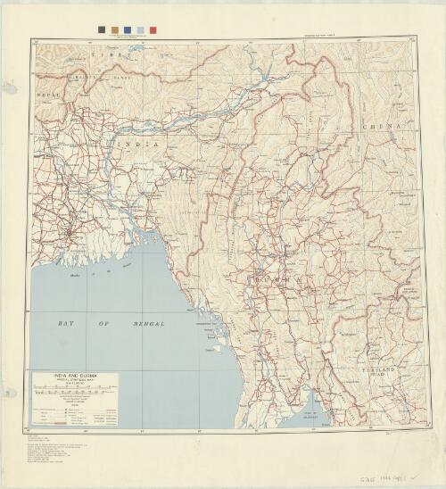 India and Burma : Special strategic map / prepared under the direction of the Chief of Engineers, U.S. Army, Washington D.C. ; compiled by the Army Map Service, April 1943