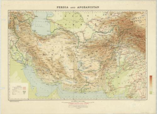 Persia and Afghanistan / compiled and lithographed at W.O., 1912