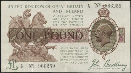 Bank notes 1914-1918 [manuscript]