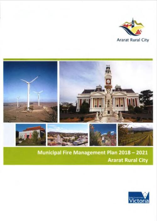 Municipal fire management plan 2018 - 2021 / Ararat Rural City