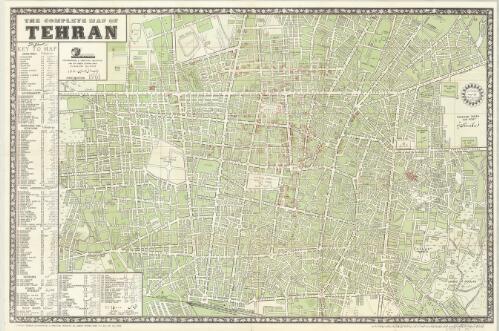The complete map of Tehran