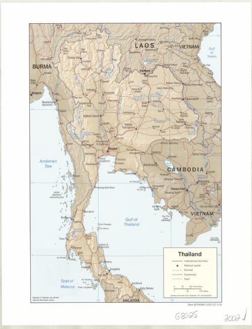 Thailand [cartographic material]