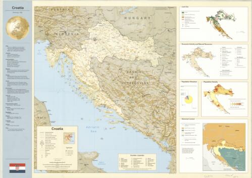 Croatia, summary map [cartographic material]