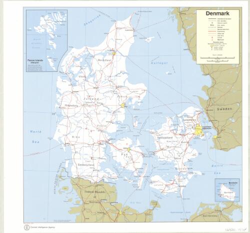 Denmark [cartographic material] / Central Intelligence Agency