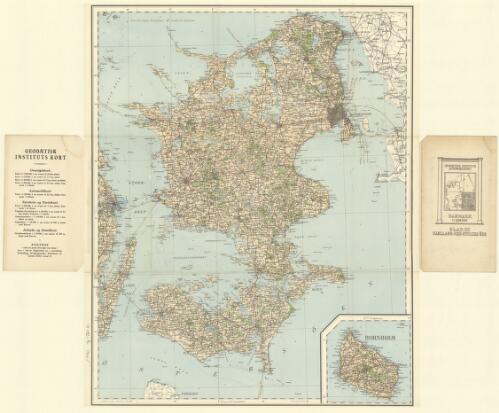 Sjælland og de Sydlige Oer [cartographic material]
