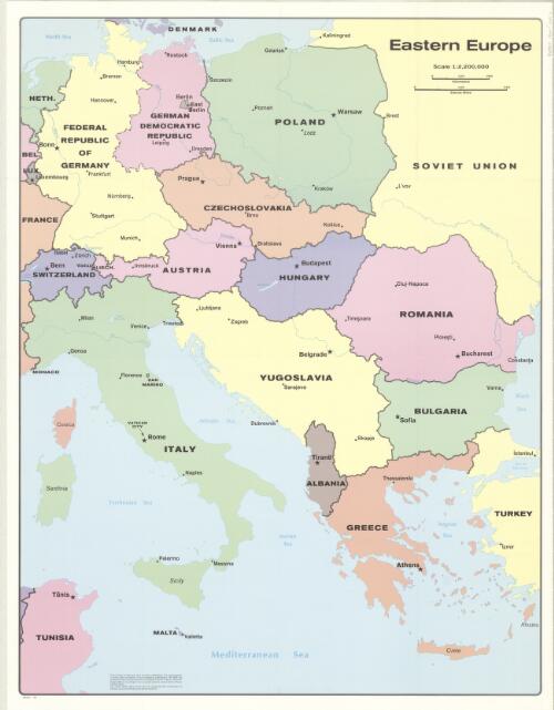 Eastern Europe [cartographic material]