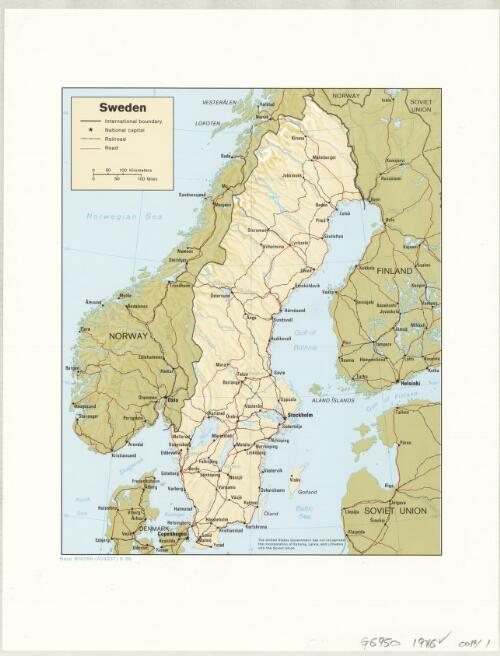 Sweden [cartographic material]