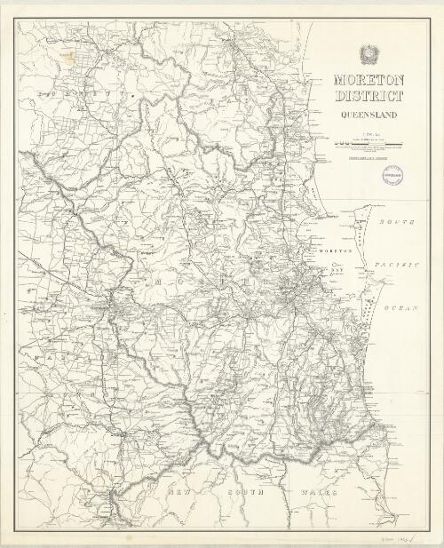 Moreton district, Queensland / drawn and published at the Survey Office, Department of Public Lands