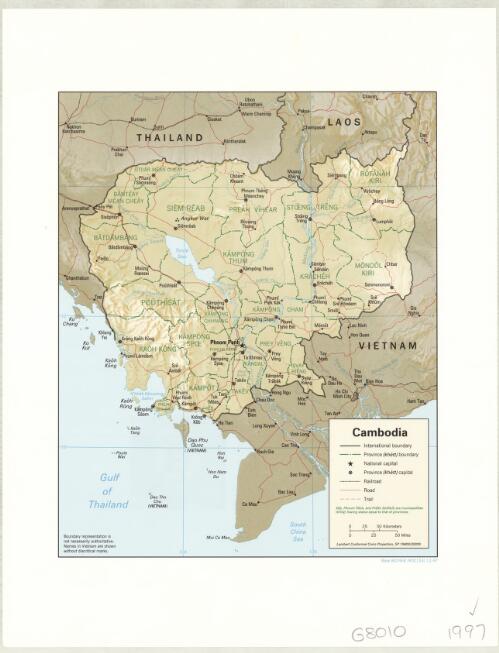Cambodia. [cartographic material]