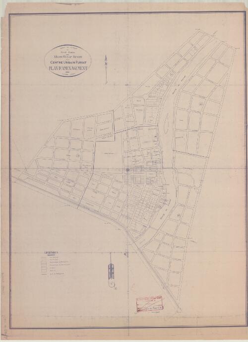 Centre urbain Pursat [cartographic material] : plan d'amenagement