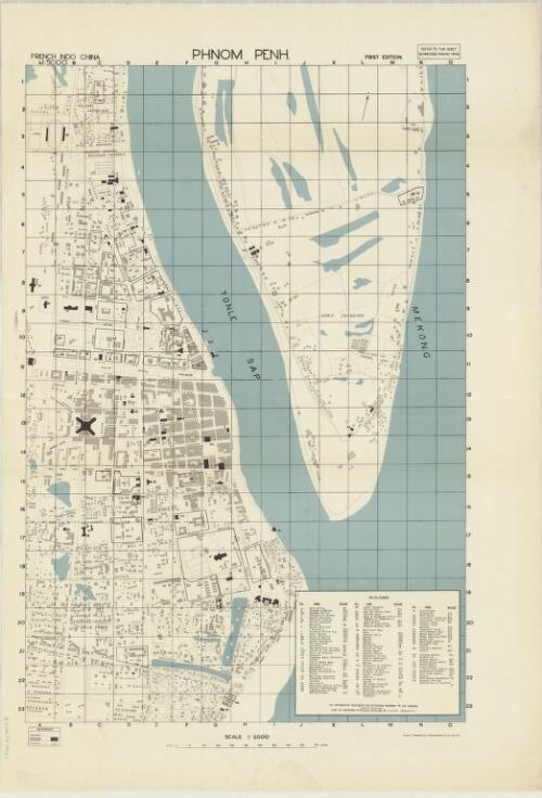 Phnom Penh [cartographic material] / drawn and reproduced by 110 Map Production Coy. R.E
