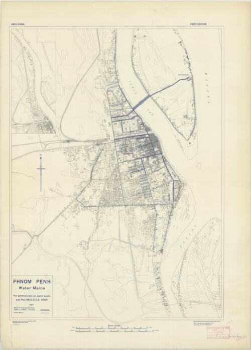 Phnom Penh [cartographic material] : water mains