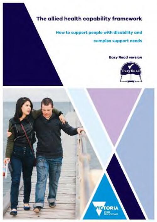 The Allied health capability framework : how to support people with disability and complex support needs