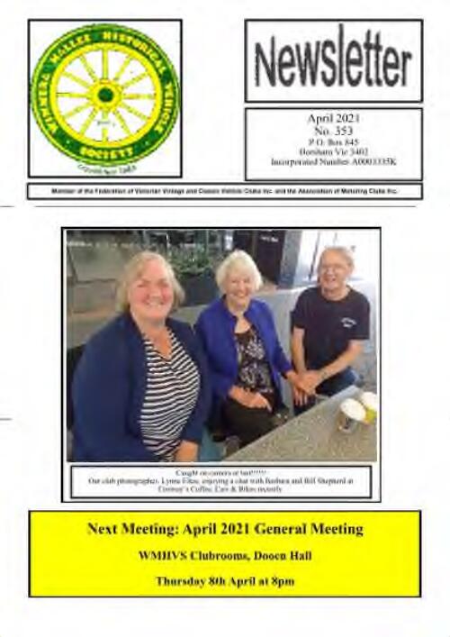 Newsletter / Wimmera Mallee Historical Vehicle Society