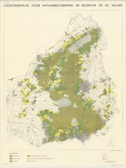 Facetstreekplan voor natuurbescherming en recreatie op de Veluwe / Provinciale Planologische Dienst van Gelderland