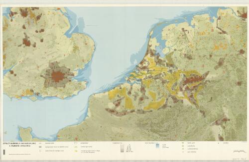 Structuurbeeld van Nederland in ruimere omgeving / Centraal Bureau voor de Statistiek