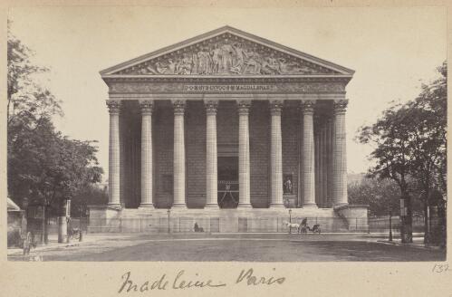 Madeleine church, La Madeleine, Paris, France, approximately 1900