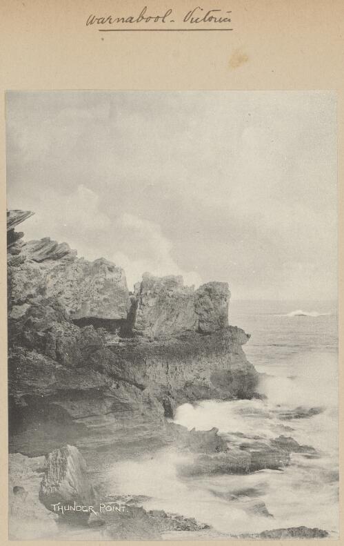 Coastal cliffs, Warrnambool, approximately 1900