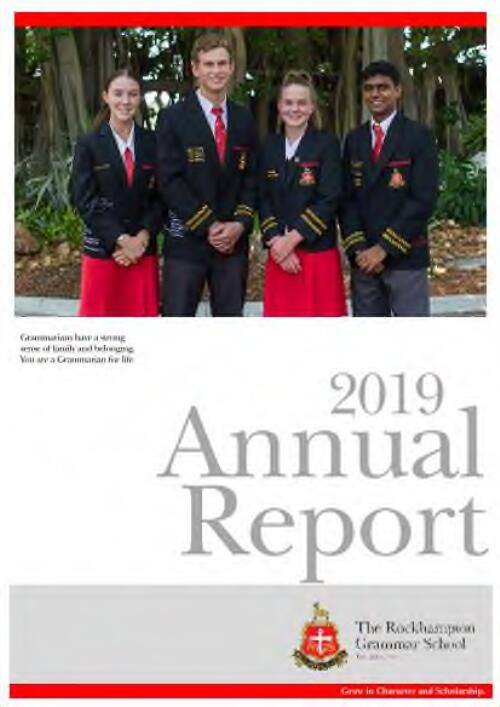 Annual report / Board of Trustees of the Rockhampton Grammar School